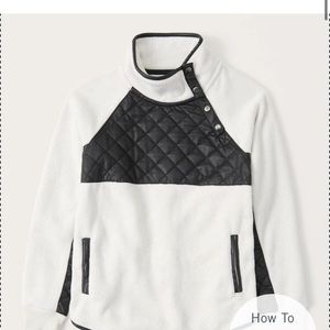 Asymmetrical Snap-Up Fleece